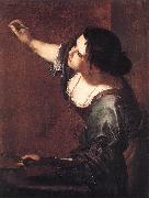 GENTILESCHI, Artemisia Self-Portrait as the Allegory of Painting fdg China oil painting reproduction